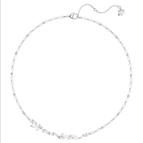 Swarovski Louison Necklace 
White, Rhodium plated - Picture 3 of 9